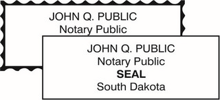 South Dakota Notary Seals